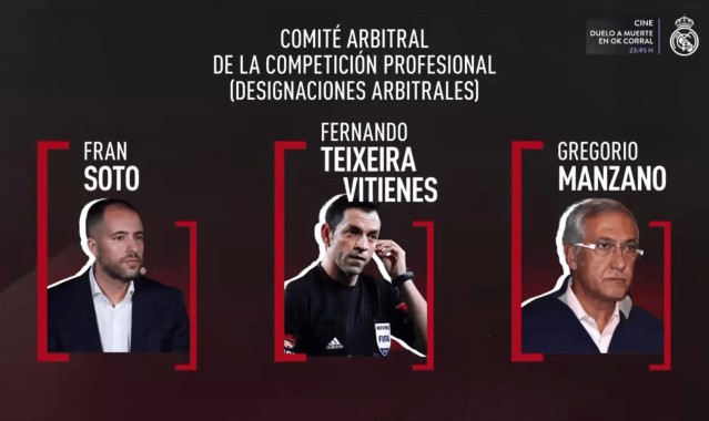 皇马TV：西裁委指派裁判的3位负责人都有过对皇马的不利言行